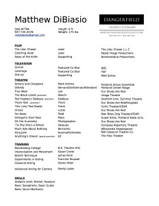 Matthew DiBiasio Resume